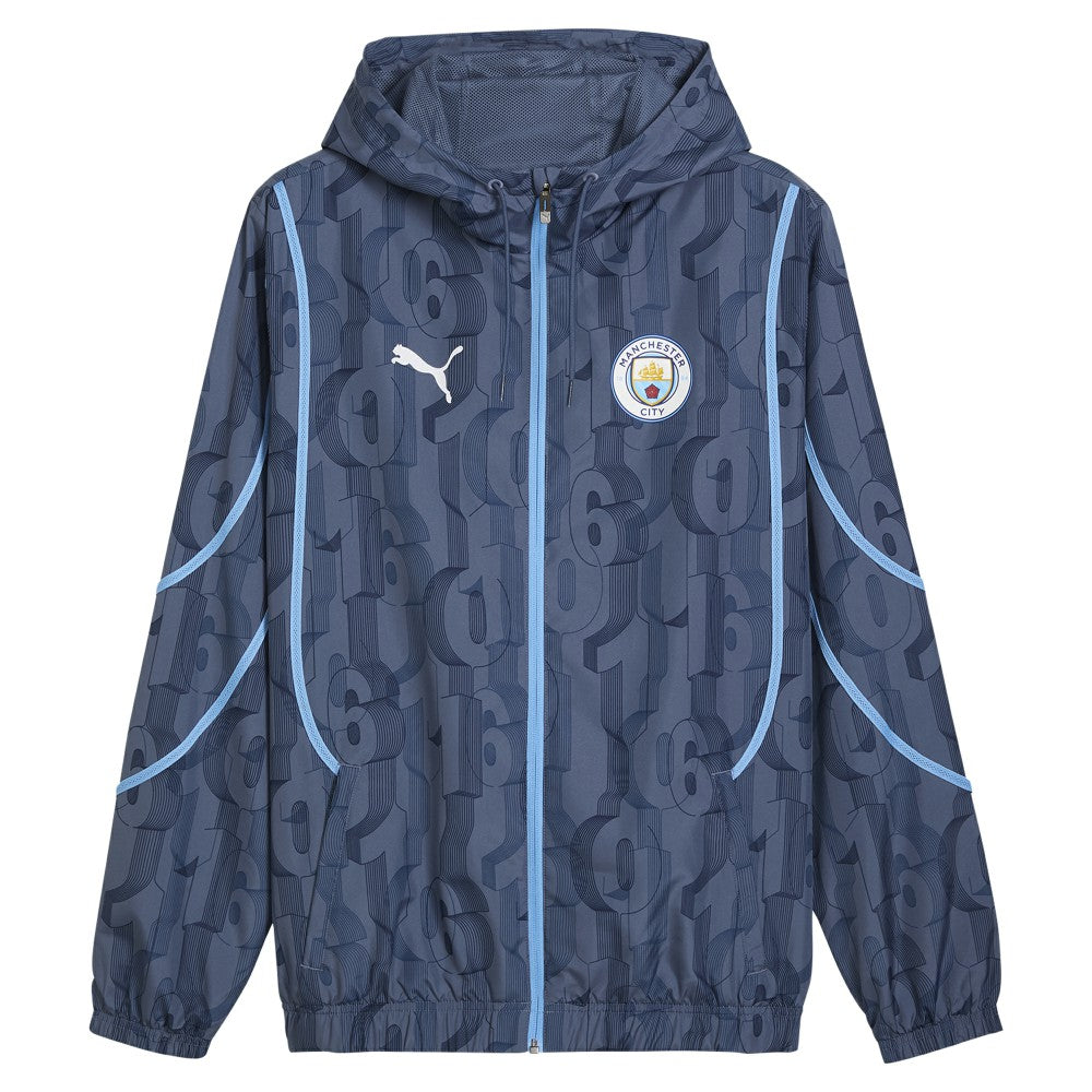 Manchester City 2024/25 Pre-Match Anthem dryCELL Full-Zip Hoodie Jacket Blue shop