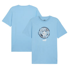 Manchester City ftblCulture T-Shirt Light Blue