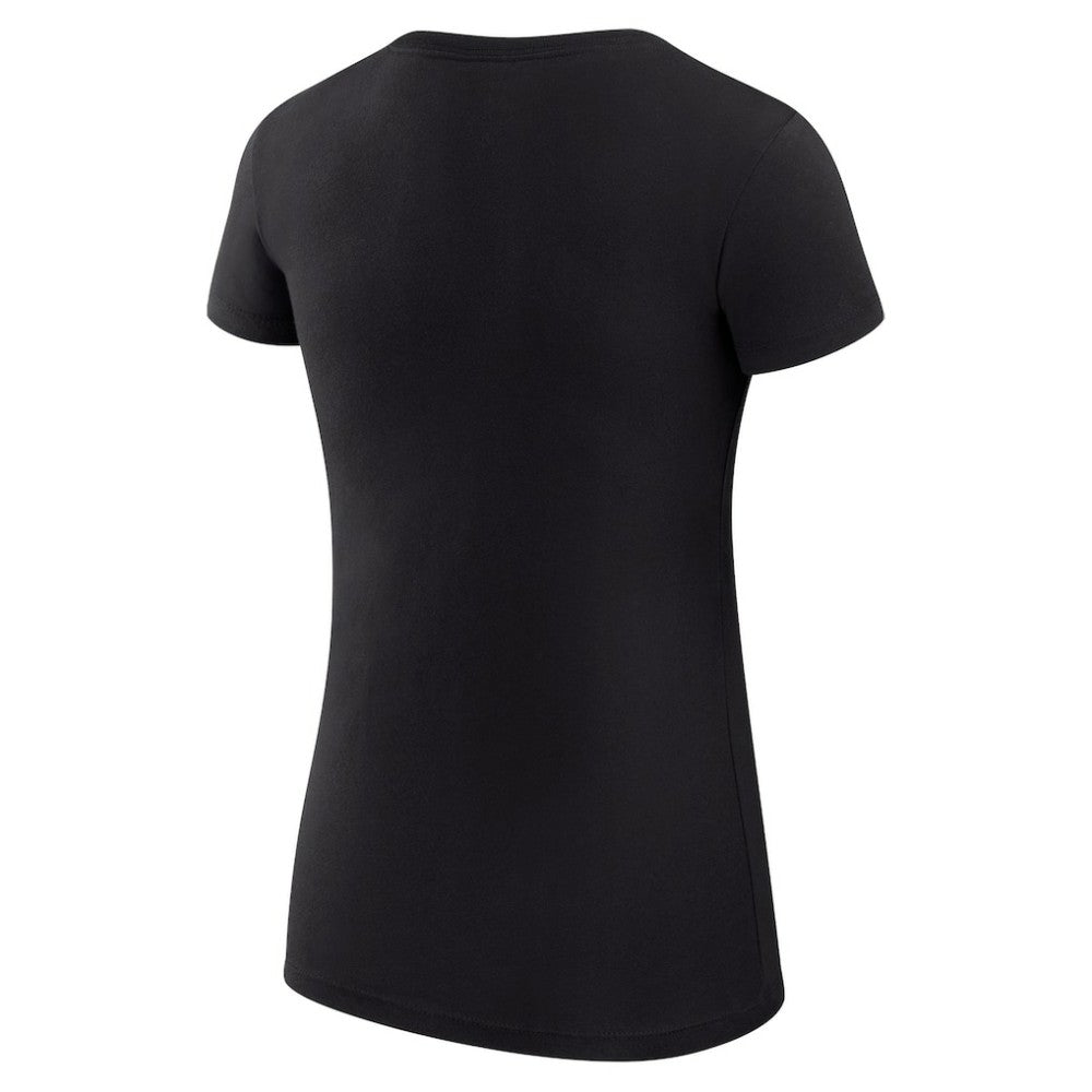 Miami Marlins G-III 4Her by Carl Banks Women's Super-Slim Fit Lightweight Team Logo Graphic T-Shirt - Black T-shirts