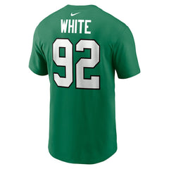 Reggie White Philadelphia Eagles Retired Player Name & Number T-Shirt Kelly Green