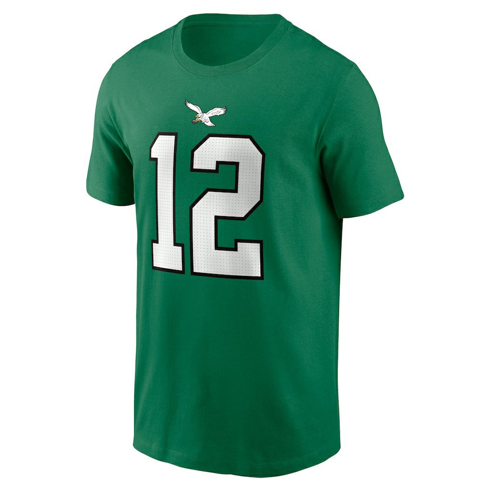 Randall Cunningham Philadelphia Eagles Retired Player Name & Number T-Shirt Kelly Green