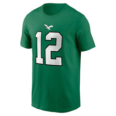 Randall Cunningham Philadelphia Eagles Retired Player Name & Number T-Shirt Kelly Green