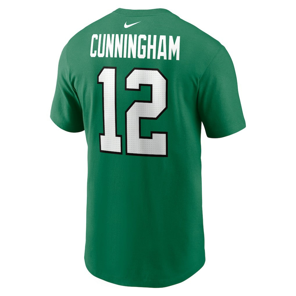 Randall Cunningham Philadelphia Eagles Retired Player Name & Number T-Shirt Kelly Green