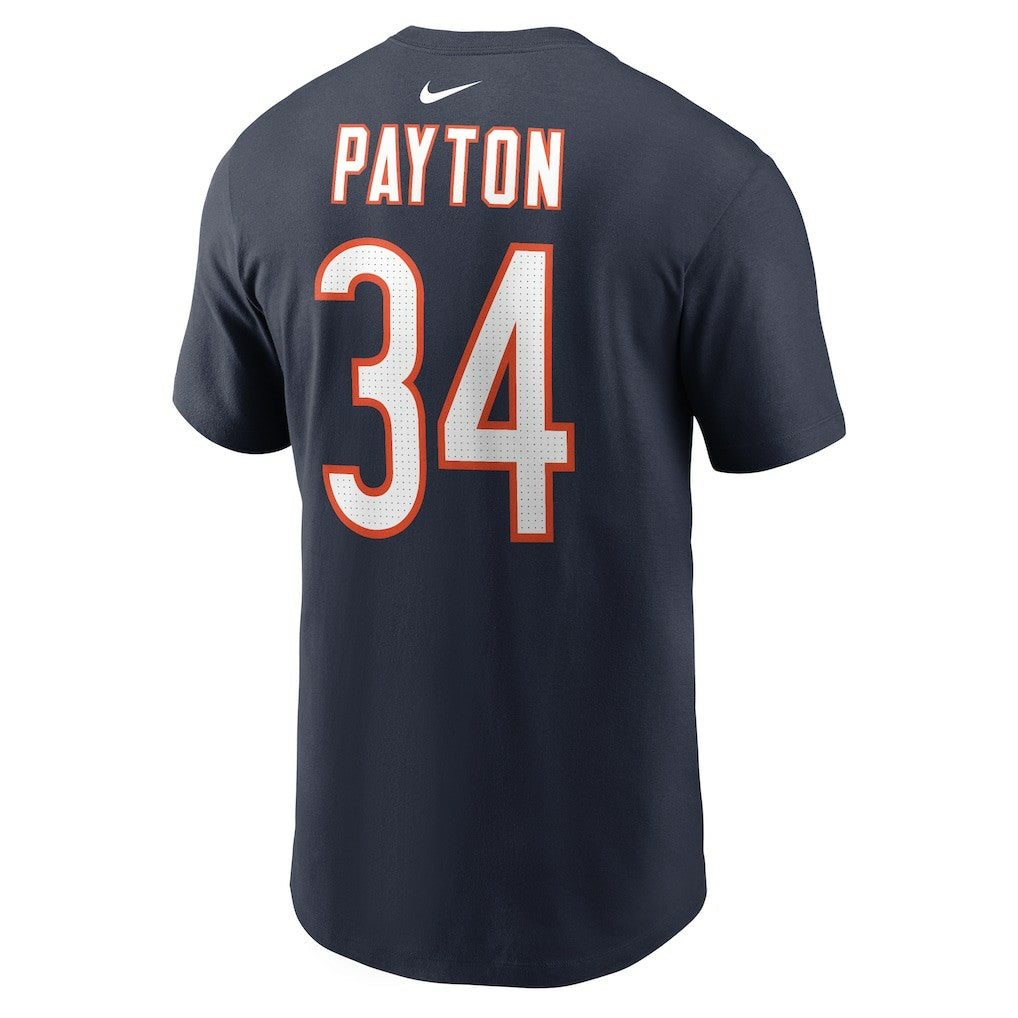 Walter Payton Chicago Bears Retired Player Name & Number T-Shirt Navy