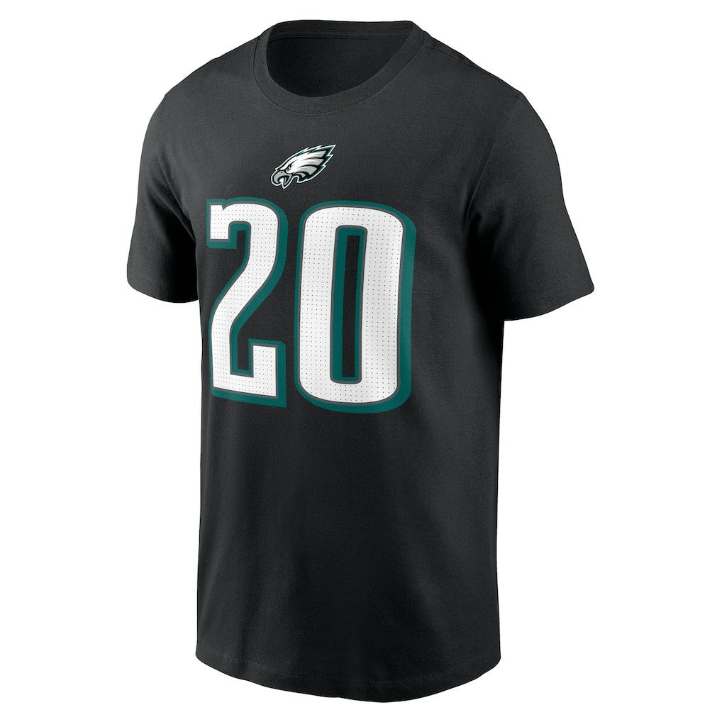 Brian Dawkins Philadelphia Eagles Retired Player Name & Number T-Shirt Black