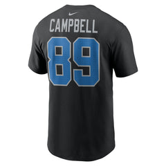 Dan Campbell Detroit Lions Retired Player Name & Number T-Shirt Black