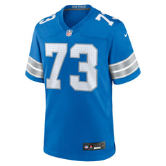 Christian Mahogany Detroit Lions Team Game Jersey Blue