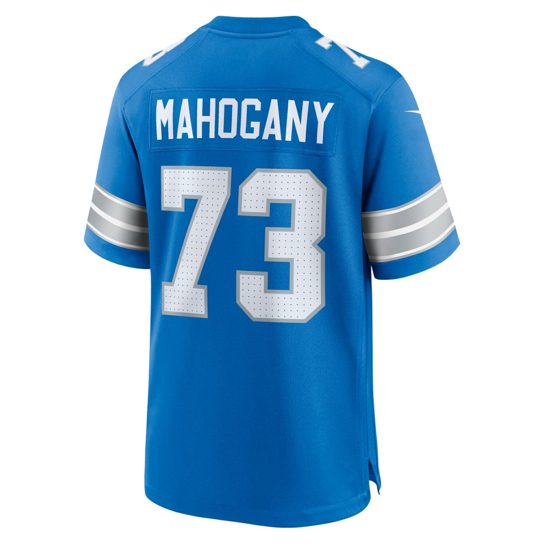 Christian Mahogany Detroit Lions Team Game Jersey Blue
