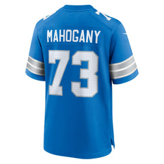 Christian Mahogany Detroit Lions Team Game Jersey Blue