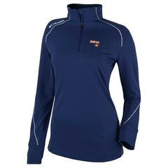 Houston Astros Columbia Women's Cooperstown Collection Shotgun 2.0 Omni-Wick Quarter-Zip Top - Navy Tops