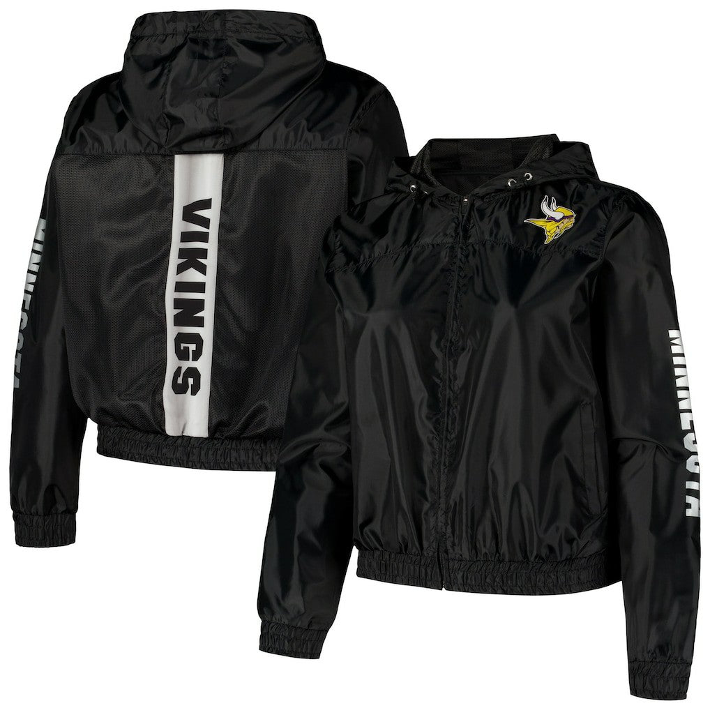 Minnesota Vikings Women's Full-Zip Jacket Black