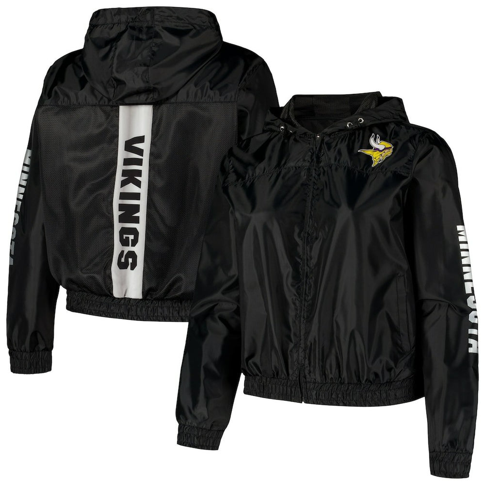 Minnesota Vikings Women's Full-Zip Jacket Black