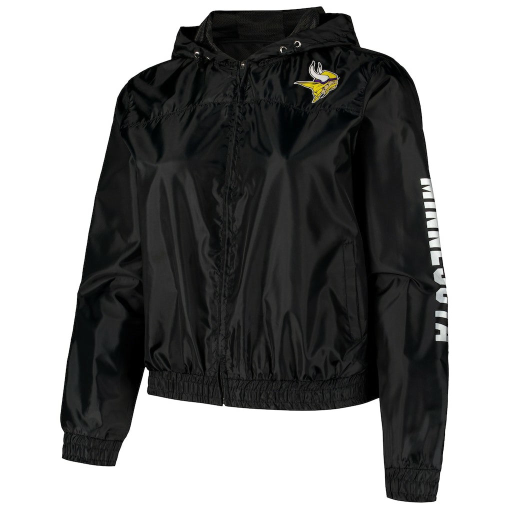 Minnesota Vikings Women's Full-Zip Jacket Black