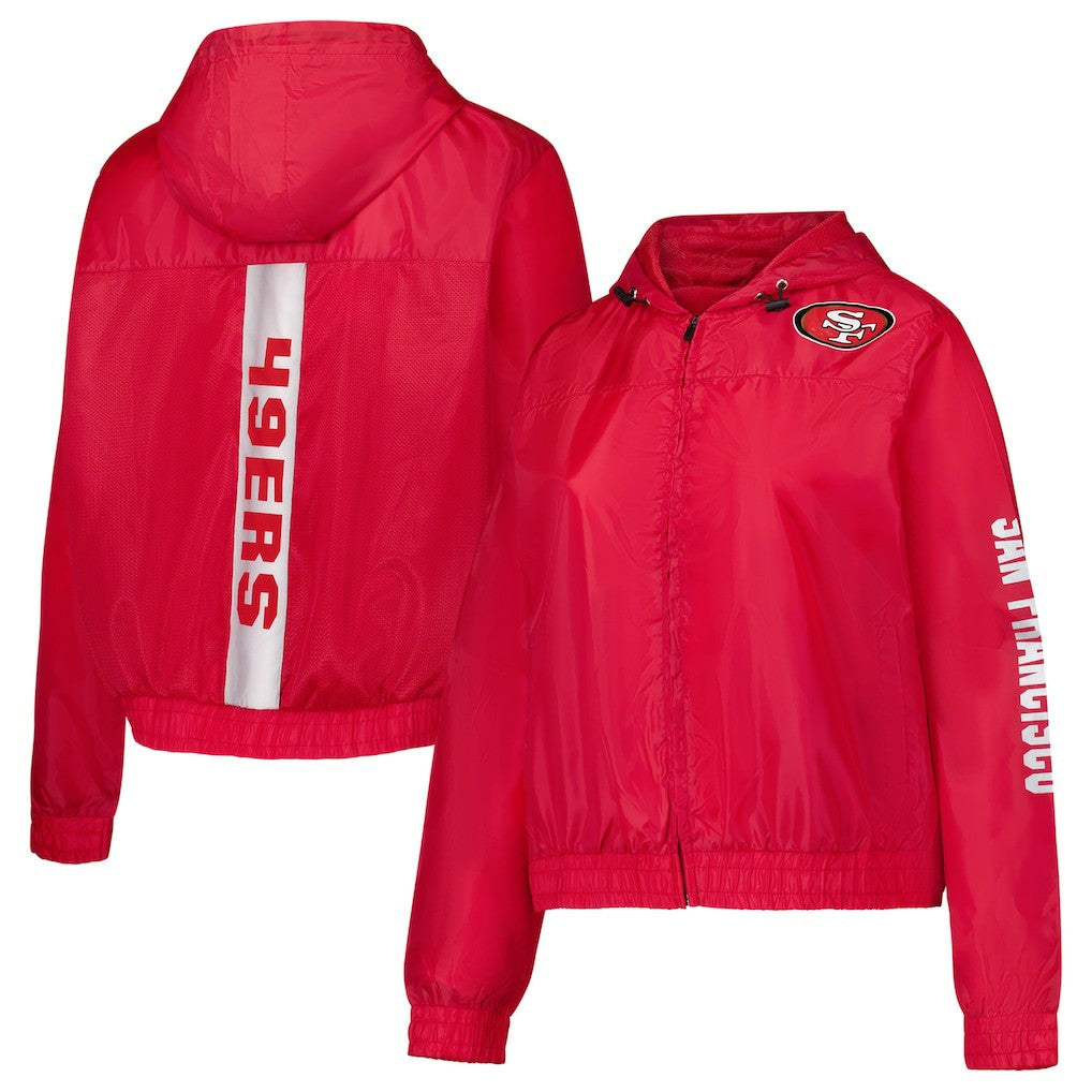 San Francisco 49ers Women's Full-Zip Jacket Scarlet