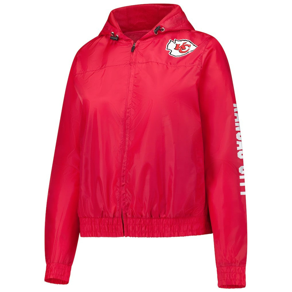 Kansas City Chiefs Women's Full-Zip Hoodie Jacket Red