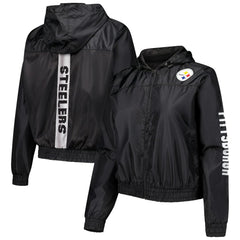Pittsburgh Steelers Women's Full-Zip Jacket Black