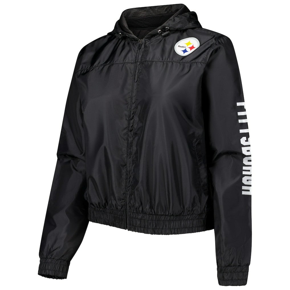 Pittsburgh Steelers Women's Full-Zip Jacket Black