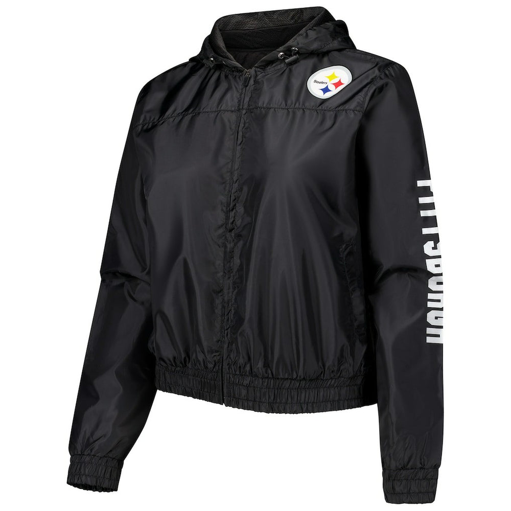 Pittsburgh Steelers Women's Full-Zip Jacket Black