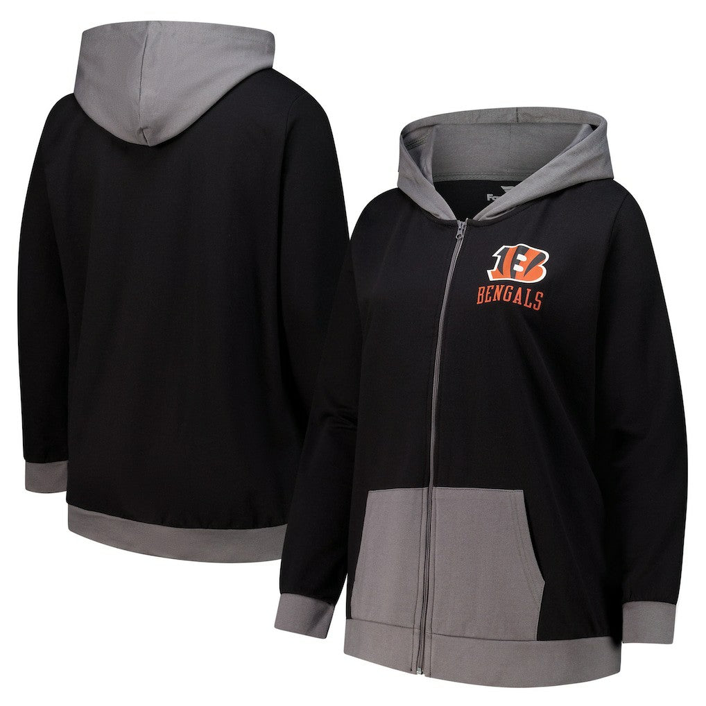 Cincinnati Bengals Women's Hit It Full-Zip Hoodie Black