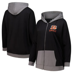 Cincinnati Bengals Women's Hit It Full-Zip Hoodie Black