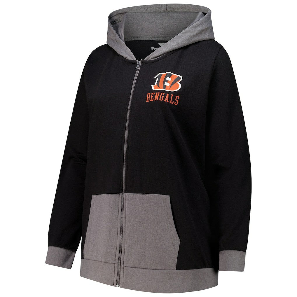 Cincinnati Bengals Women's Hit It Full-Zip Hoodie Black