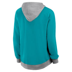 Miami Dolphins Women's Hit It Full-Zip Hoodie Aqua