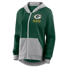 Green Bay Packers Women's Hit It Full-Zip Hoodie Green