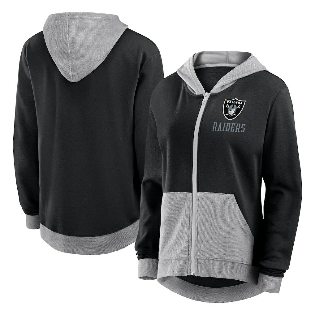 Las Vegas Raiders Women's Hit It Full-Zip Hoodie Black