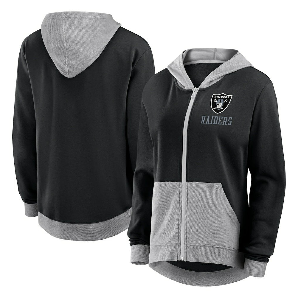 Las Vegas Raiders Women's Hit It Full-Zip Hoodie Black