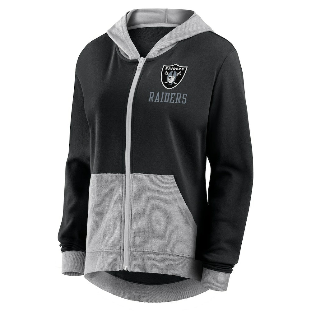 Las Vegas Raiders Women's Hit It Full-Zip Hoodie Black