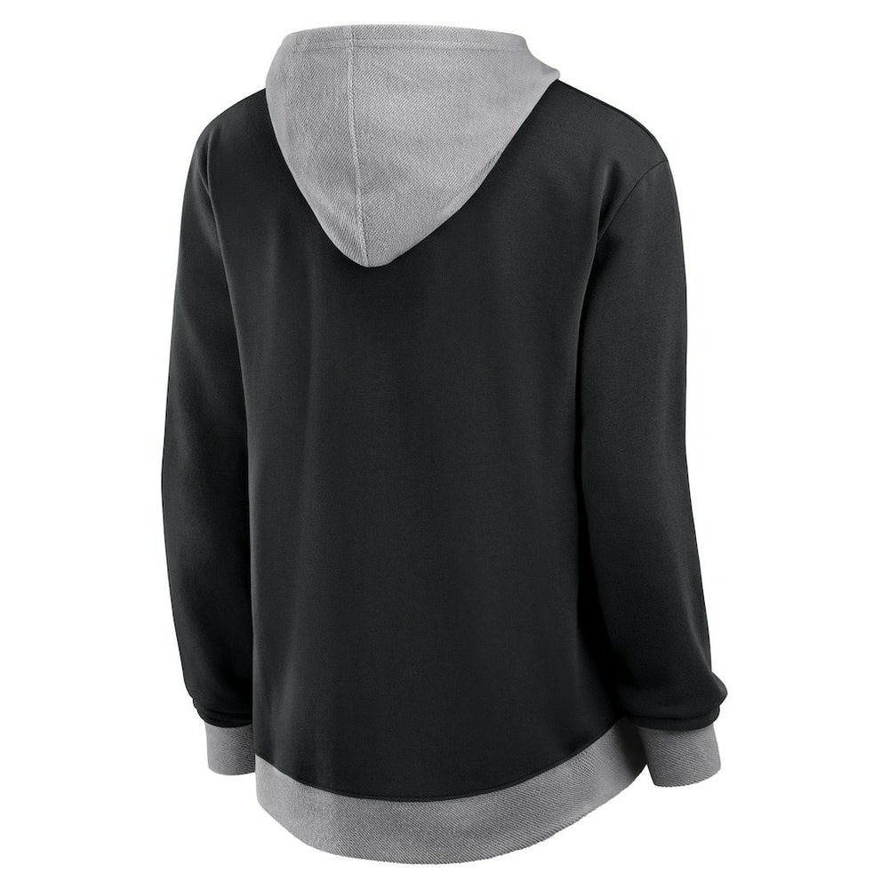 Pittsburgh Steelers Women's Hit It Full-Zip Hoodie Black
