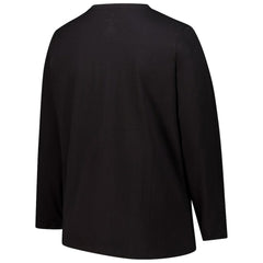 Jacksonville Jaguars Women's Long Sleeve Scoop Neck T-Shirt Black