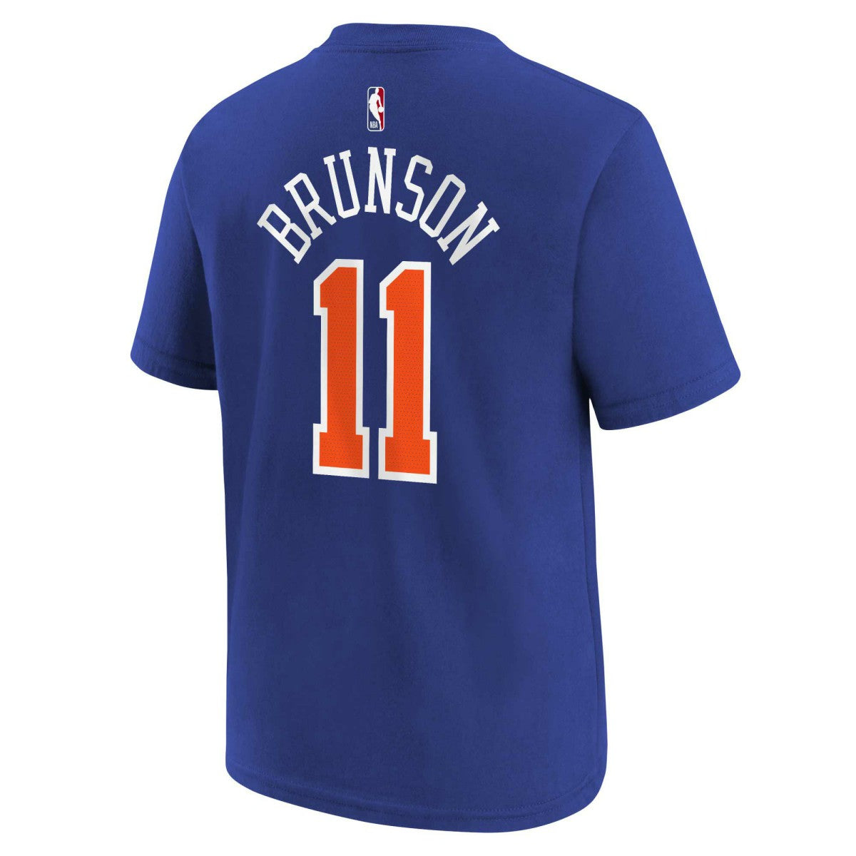 Jalen Brunson New York Knicks Youth Icon Name & Number T-Shirt Blue