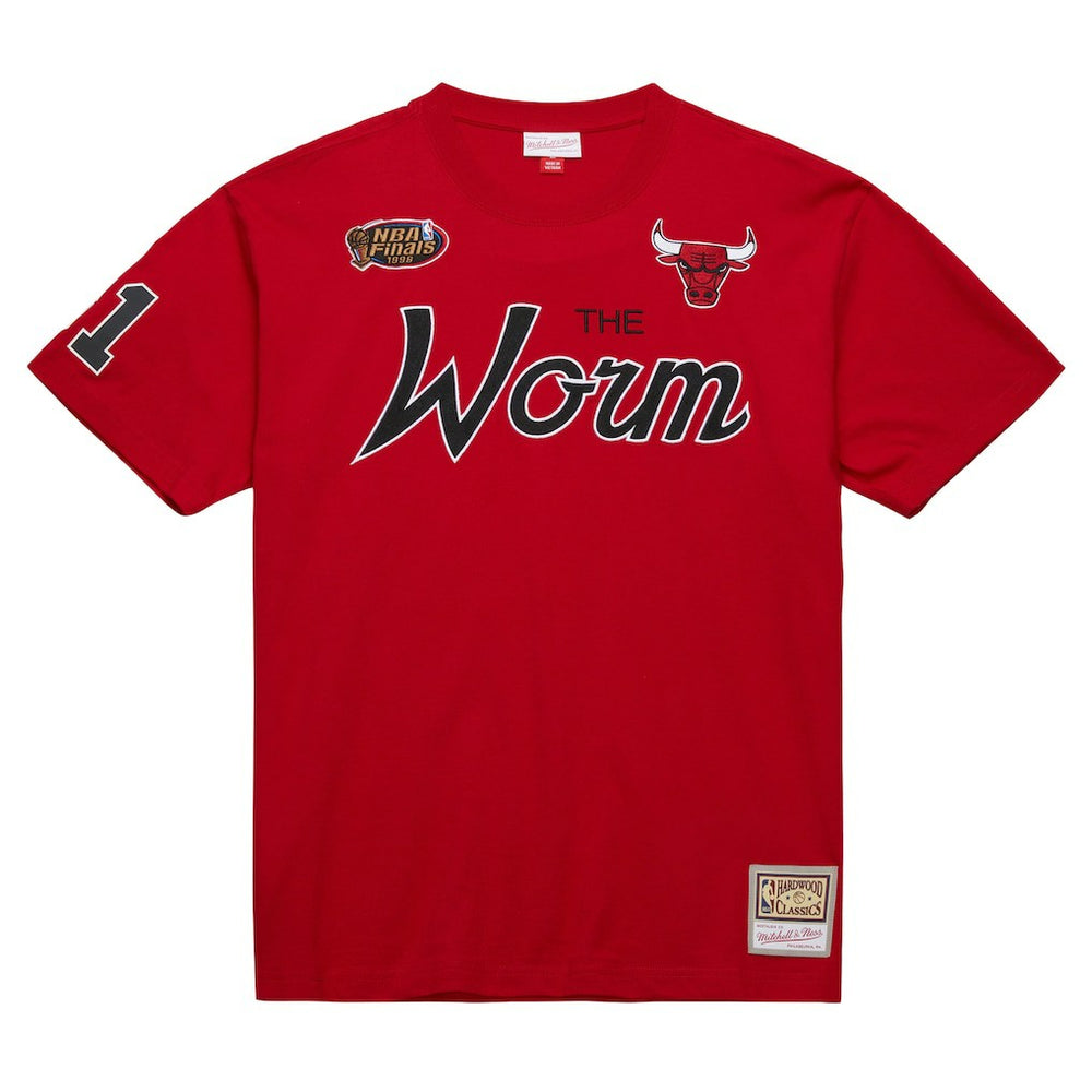 Dennis Rodman Chicago Bulls Premium Nickname T-Shirt Red