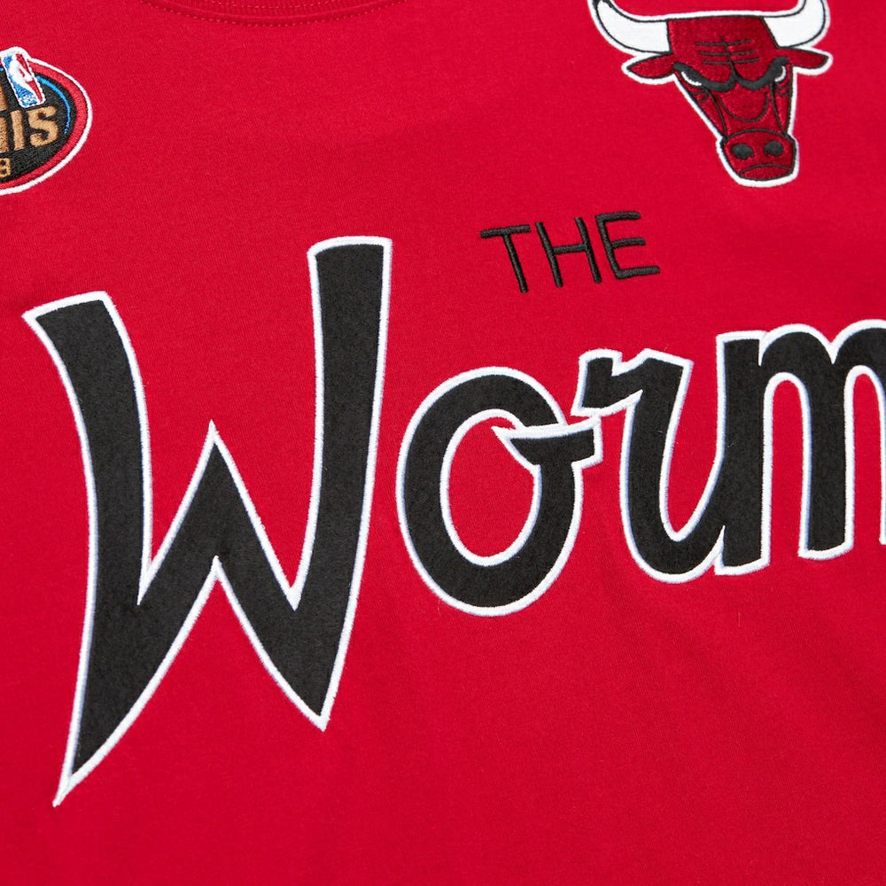 Dennis Rodman Chicago Bulls Premium Nickname T-Shirt Red