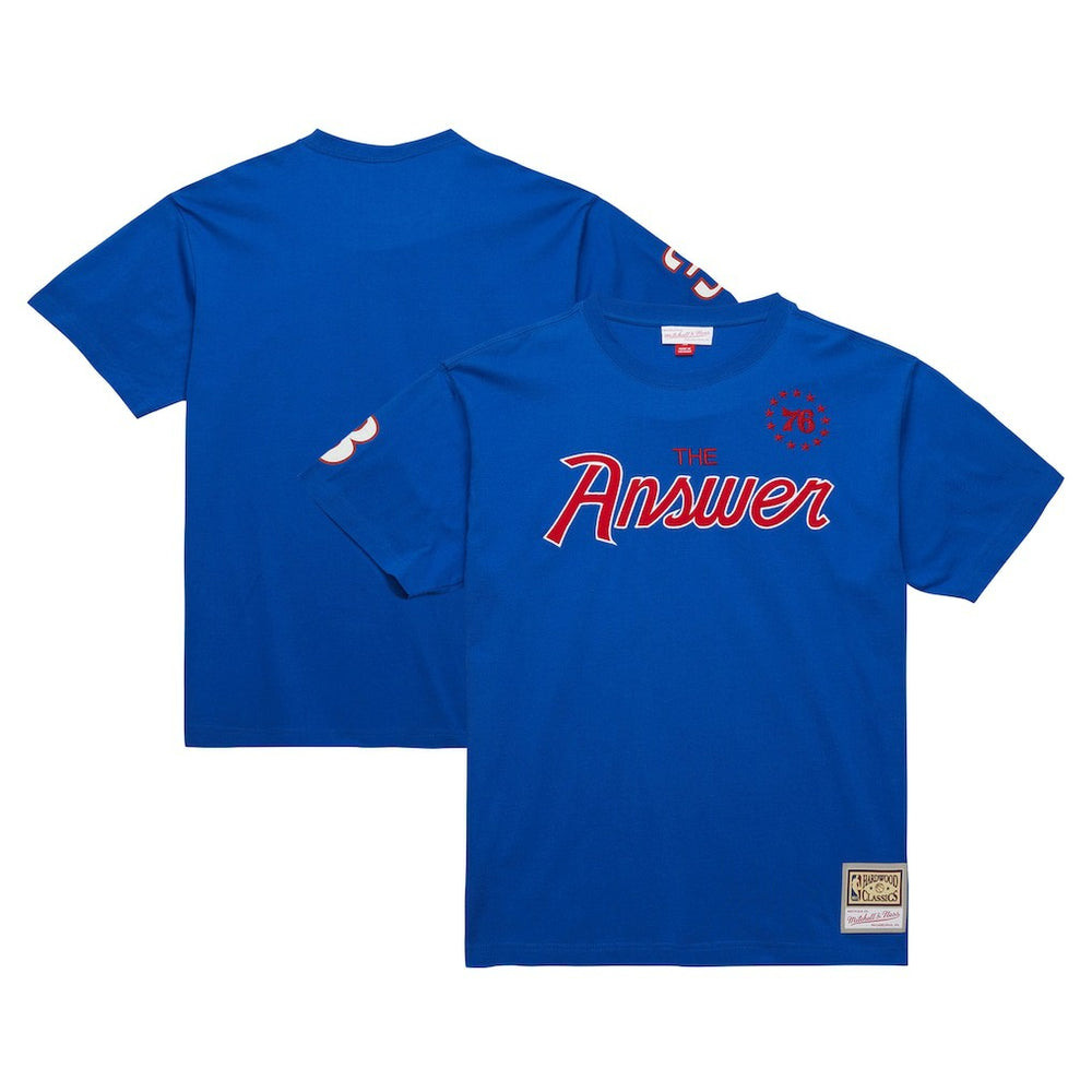 Allen Iverson Philadelphia 76ers Premium Nickname T-Shirt Royal