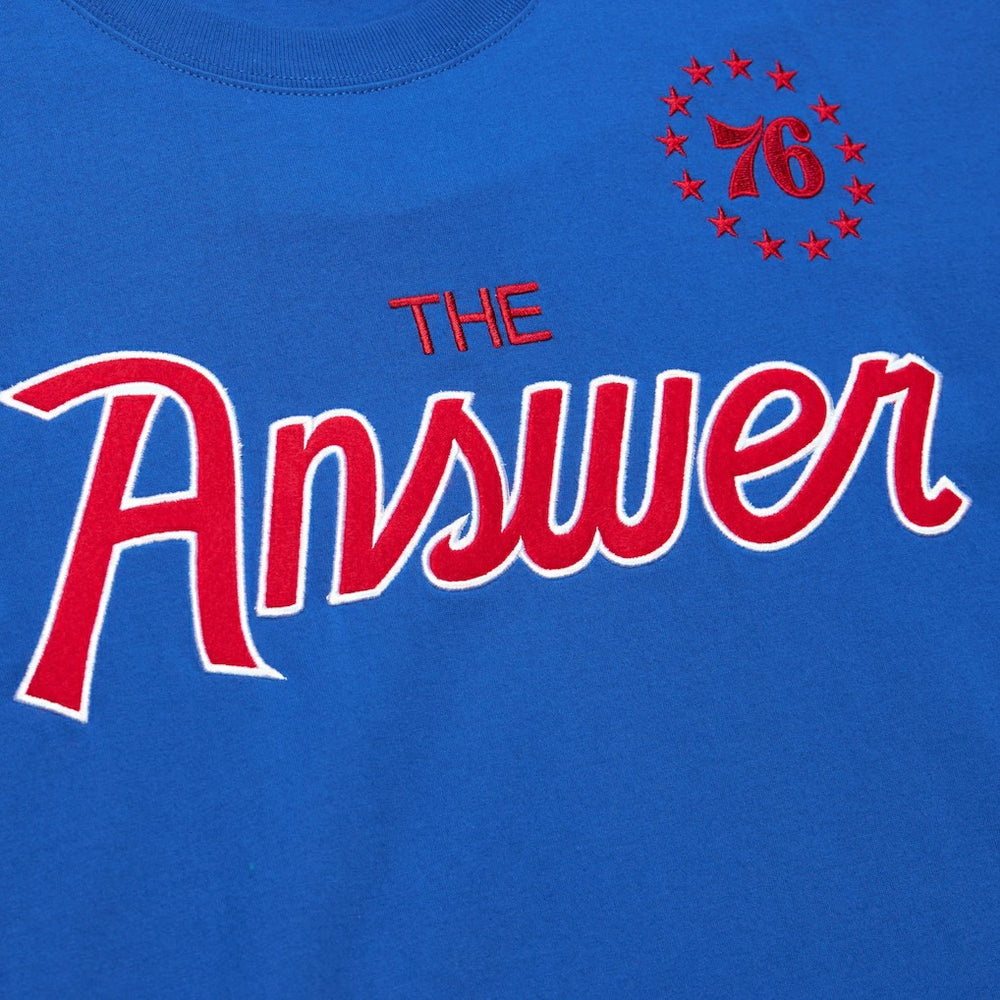 Allen Iverson Philadelphia 76ers Premium Nickname T-Shirt Royal