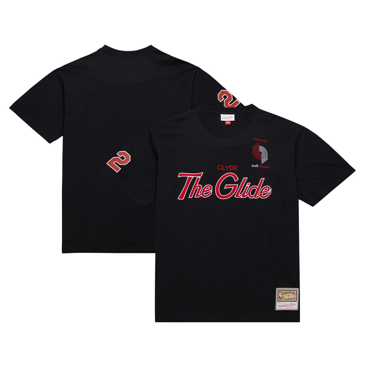 Clyde Drexler Portland Trail Blazers Premium Nickname T-Shirt Black