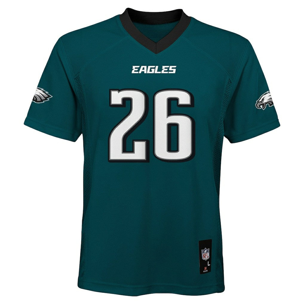 Saquon Barkley Philadelphia Eagles Preschool Replica Player Jersey Midnight Green
