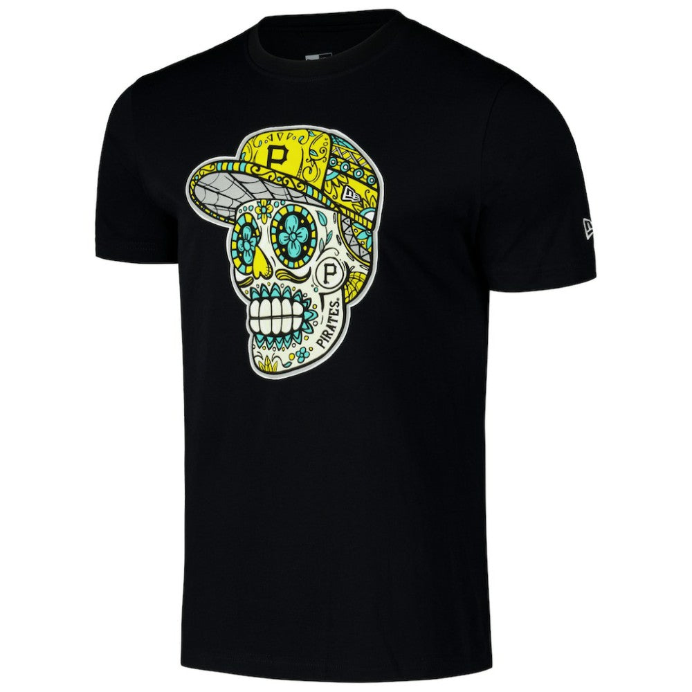 Pittsburgh Pirates New Era Sugar Skulls T-Shirt - Black T-shirts
