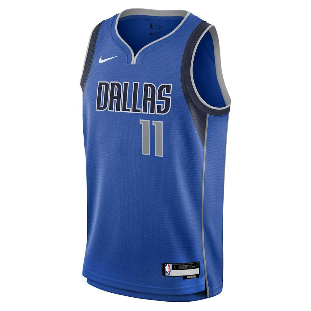 Kyrie Irving Dallas Mavericks Youth Swingman Jersey Icon Editi- Blue
