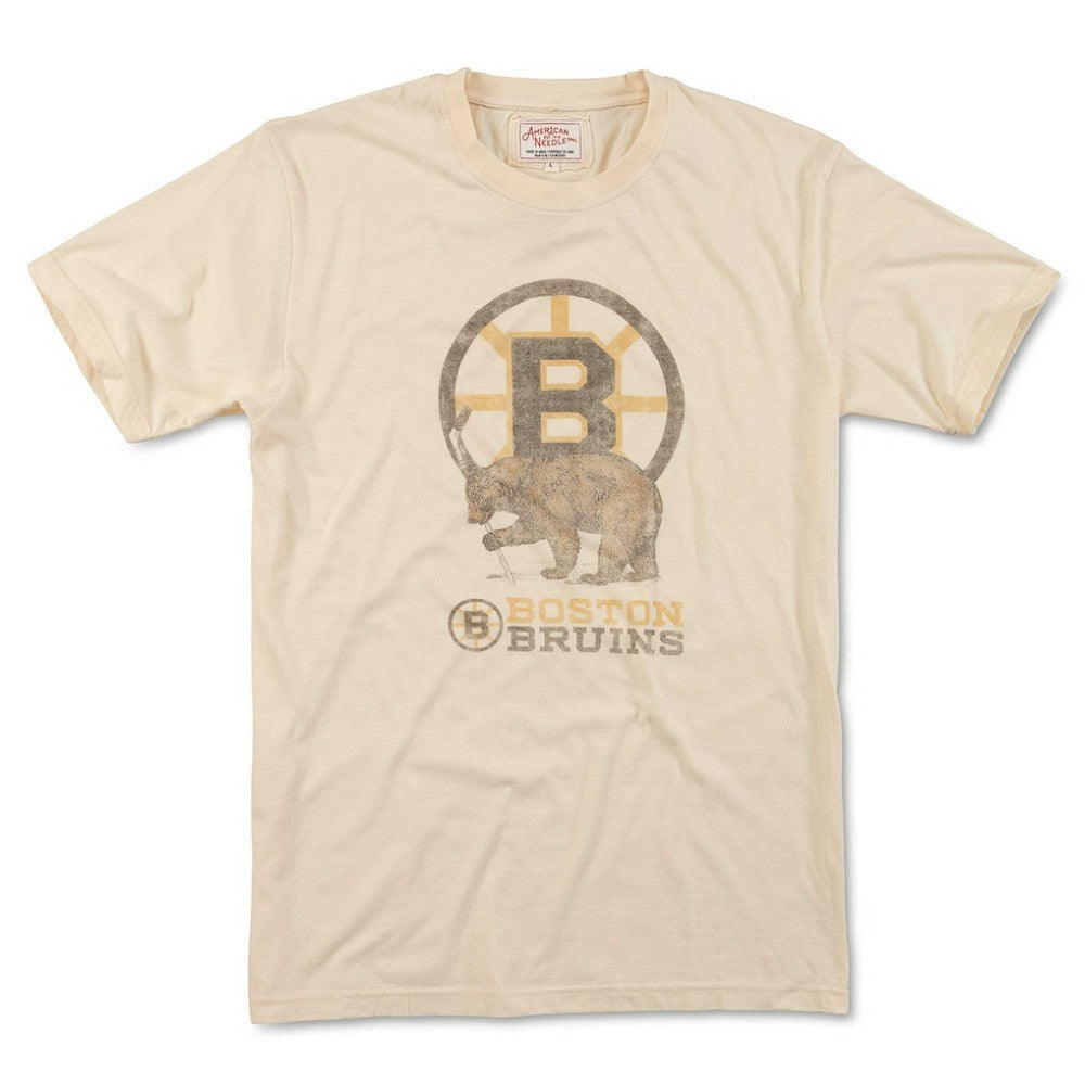 NHL Boston Bruins American Needle Brass Tacks T-Shirt - Cream