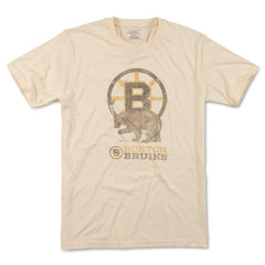 NHL Boston Bruins American Needle Brass Tacks T-Shirt - Cream