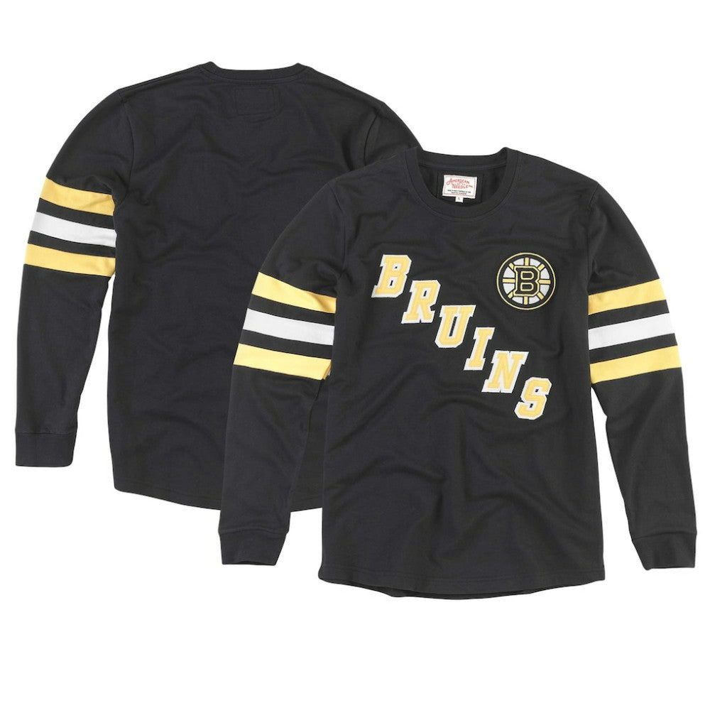 NHL Boston Bruins American Needle Sudbury Long Sleeve T-Shirt - Black