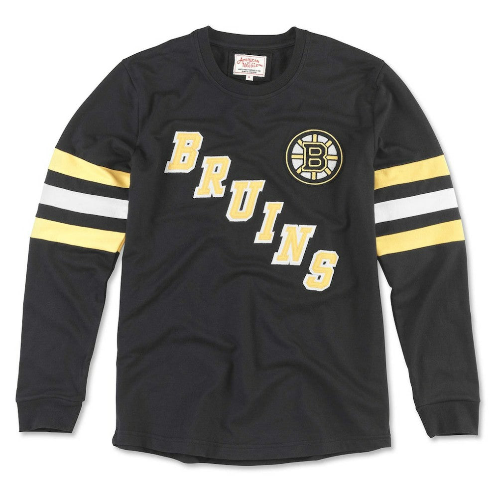 NHL Boston Bruins American Needle Sudbury Long Sleeve T-Shirt - Black