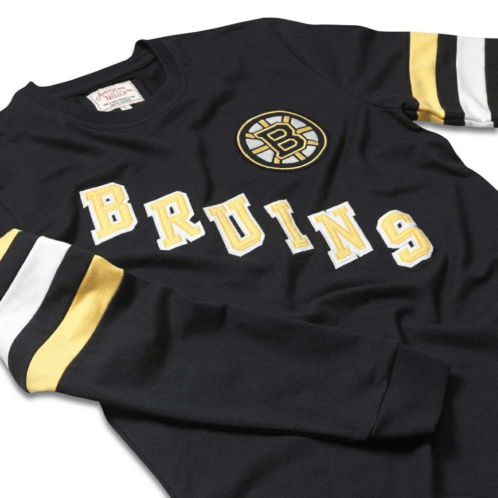 NHL Boston Bruins American Needle Sudbury Long Sleeve T-Shirt - Black