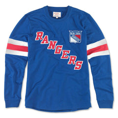 NHL New York Rangers American Needle Sudbury Long Sleeve T-Shirt - Blue