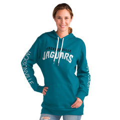 Jacksonville Jaguars G-III 4Her by Carl Banks Women's Extra Inning Pullover Hoodie Teal