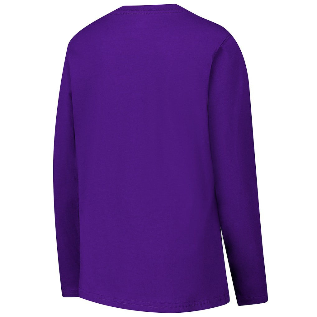 Minnesota Vikings G-III 4Her by Carl Banks Women's Post Season Long Sleeve V-Neck T-Shirt Purple