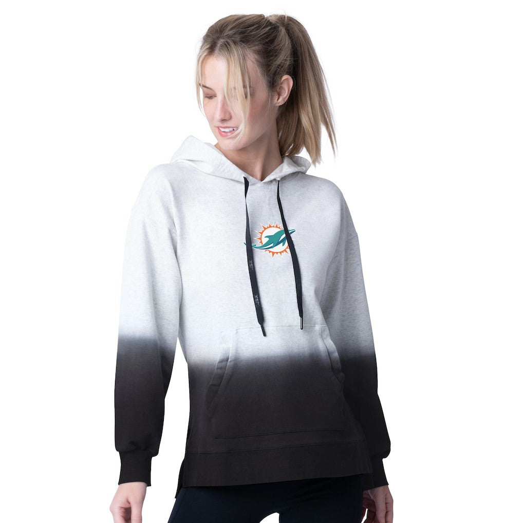 Miami Dolphins MSX by Michael Strahan Women's Daniela Pullover Hoodie Black